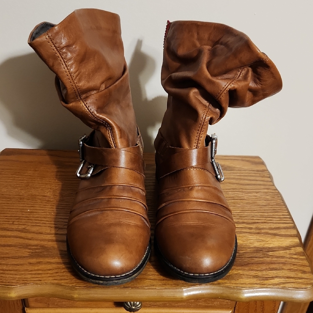 Remonte Brown Leather Women's Boots